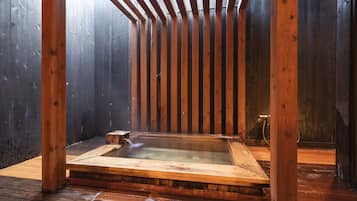 Deluxe Twin Room with Tatami Area and Open-Air Bath (Ai), Non Smoking | Bathroom | Free toiletries, slippers, bidet, towels
