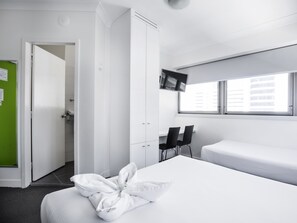 Double + Single | Down duvets, in-room safe, blackout curtains, iron/ironing board - George Hotel Brisbane, Independent Collection by EVT (Brisbane)