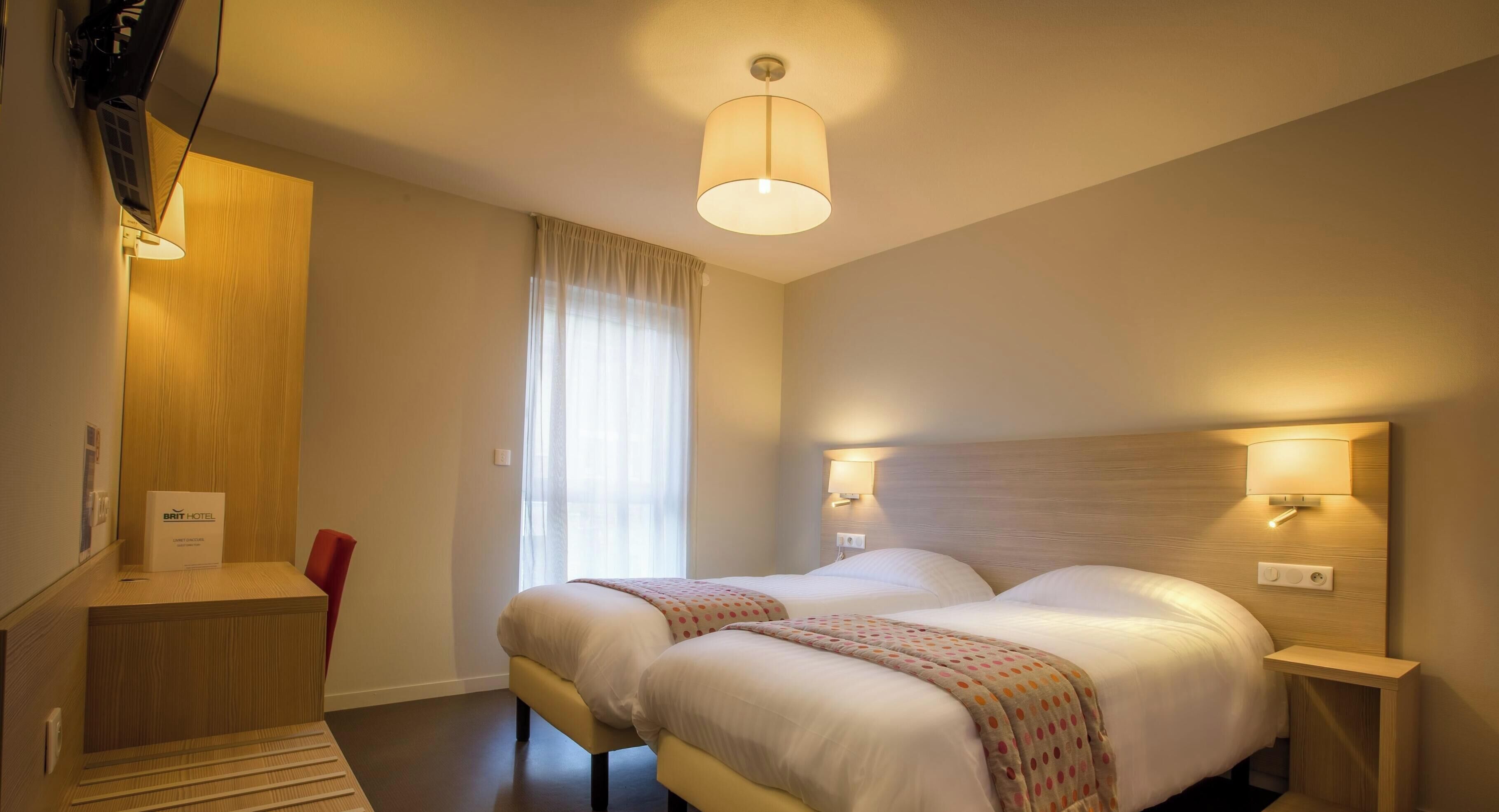 Premium bedding, desk, soundproofing, iron/ironing board