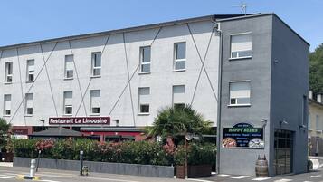 Voorkant van accommodatie