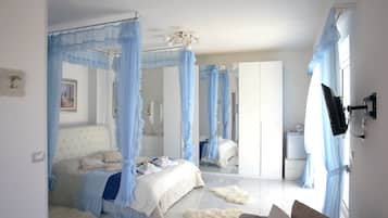 Suíte | Edredons de pluma, cofres nos quartos, individualmente decorados