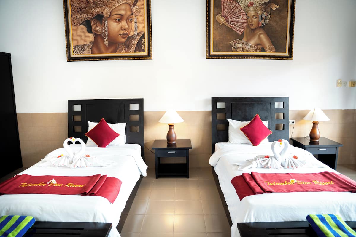 Deluxe Twin Room | Minibar, in-room safe, desk, free WiFi