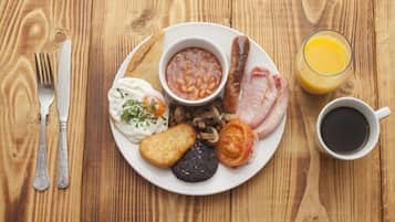 Daily full breakfast for a fee