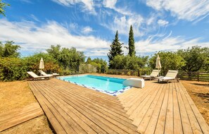 Villa, 2 habitaciones, alberca privada | Terraza o patio