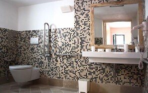 Shower, hair dryer