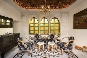 Lounge -  Haveli Dharampura & Golden Haveli- UNESCO awarded Boutique Heritage Hotel (New Delhi)