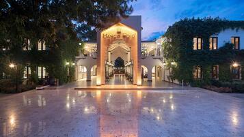 Seasonal outdoor pool, open 9:00 AM to 8:00 PM, free pool cabanas