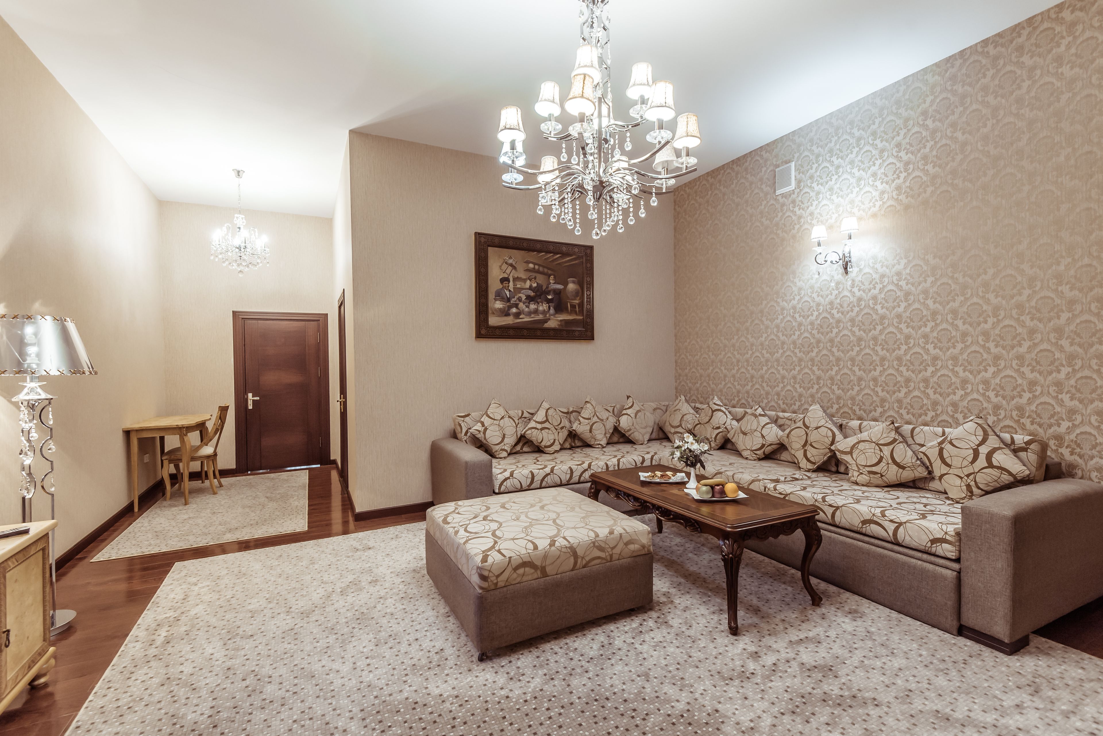 プレミアム スイート | リビング エリア | 液晶テレビ