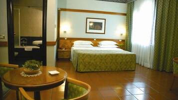 Premium bedding, minibar, in-room safe, desk