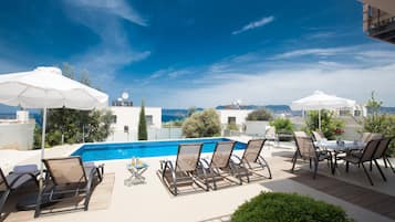 Villa, 3 Bedrooms, Private Pool, Sea View | View from room