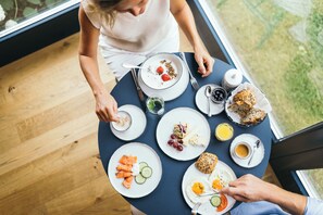 Petit déjeuner buffet compris tous les jours