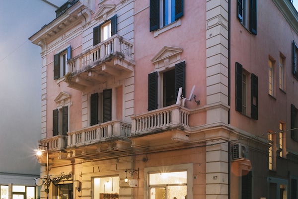 Front of property - evening/night