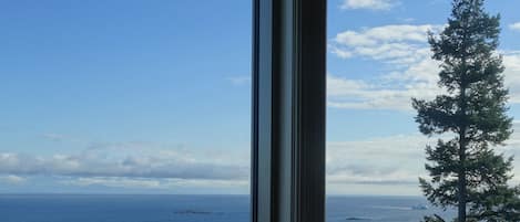 Uitzicht vanuit accommodatie