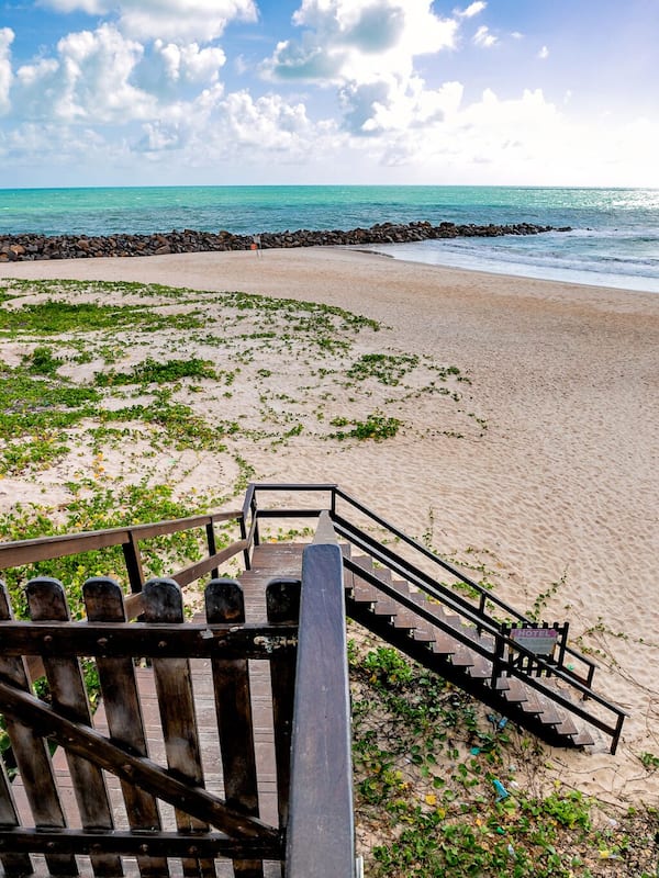 Vista spiaggia/mare
