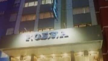 Front of property – evening/night