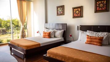 Appartement Deluxe, 2 chambres | Chambres insonorisées, fer et planche à repasser