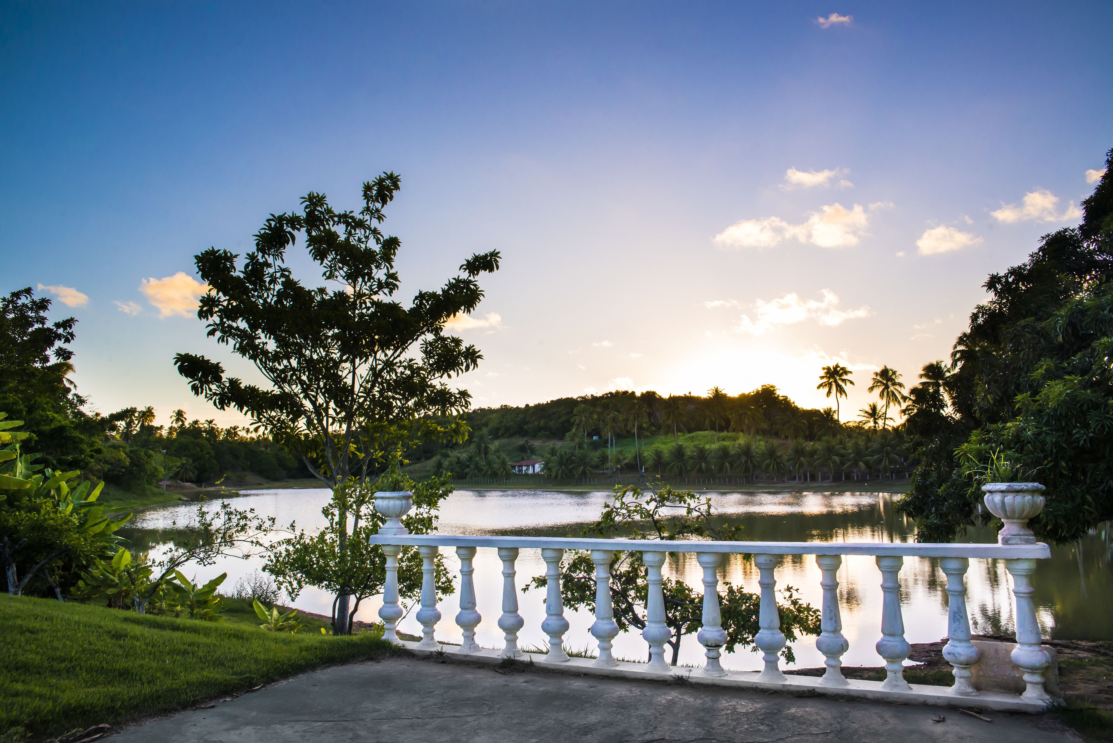 Uitzicht vanuit accommodatie