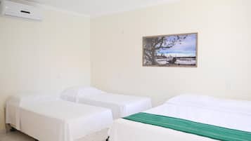 Minibar, gratis wi-fi och sängkläder