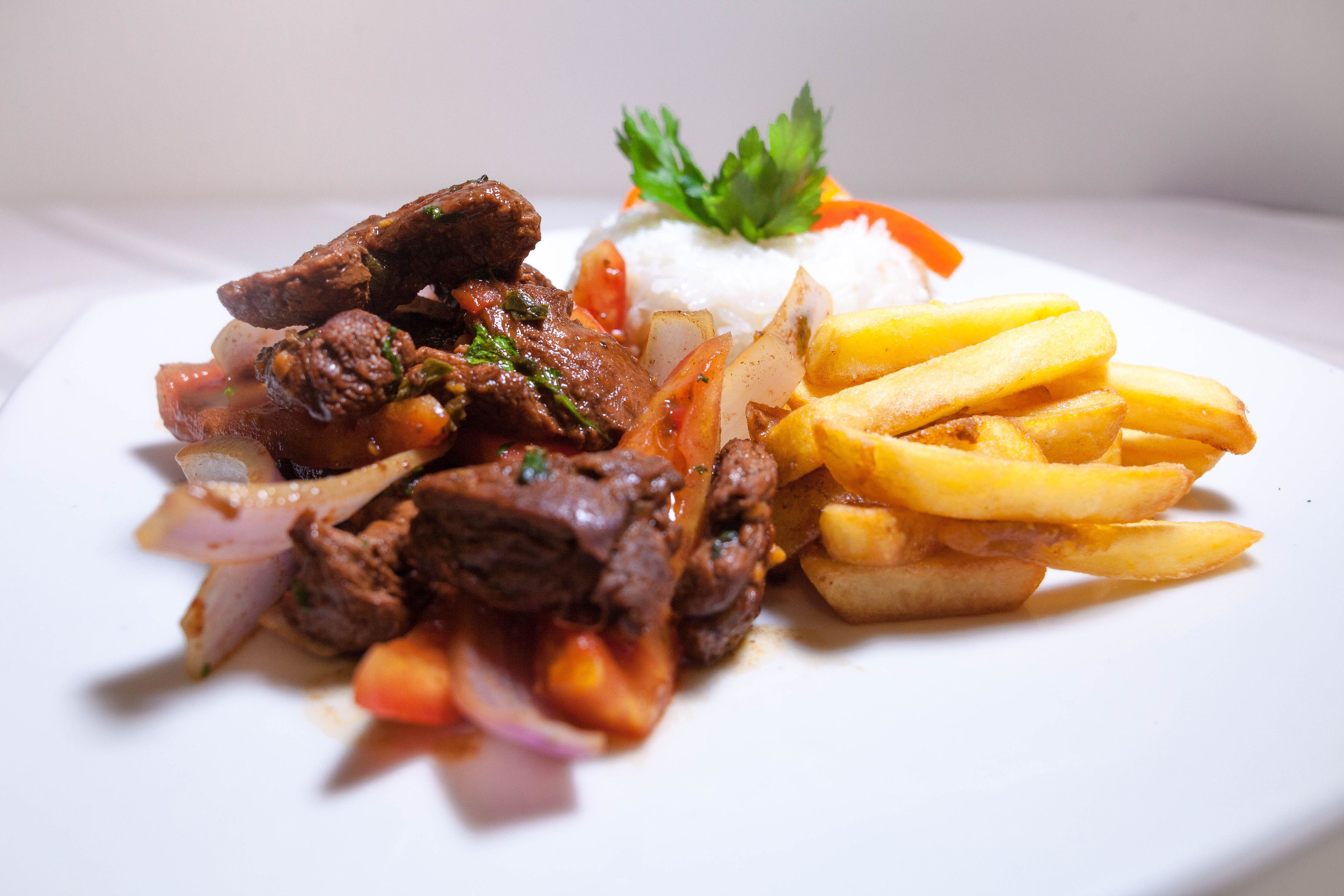 breakfast, lunch and dinner served