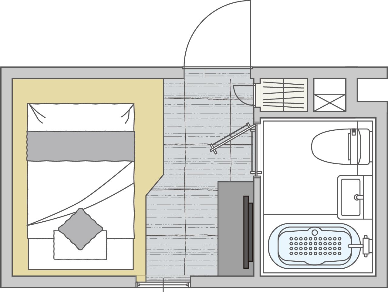 1 bedroom, in-room safe, desk, blackout curtains
