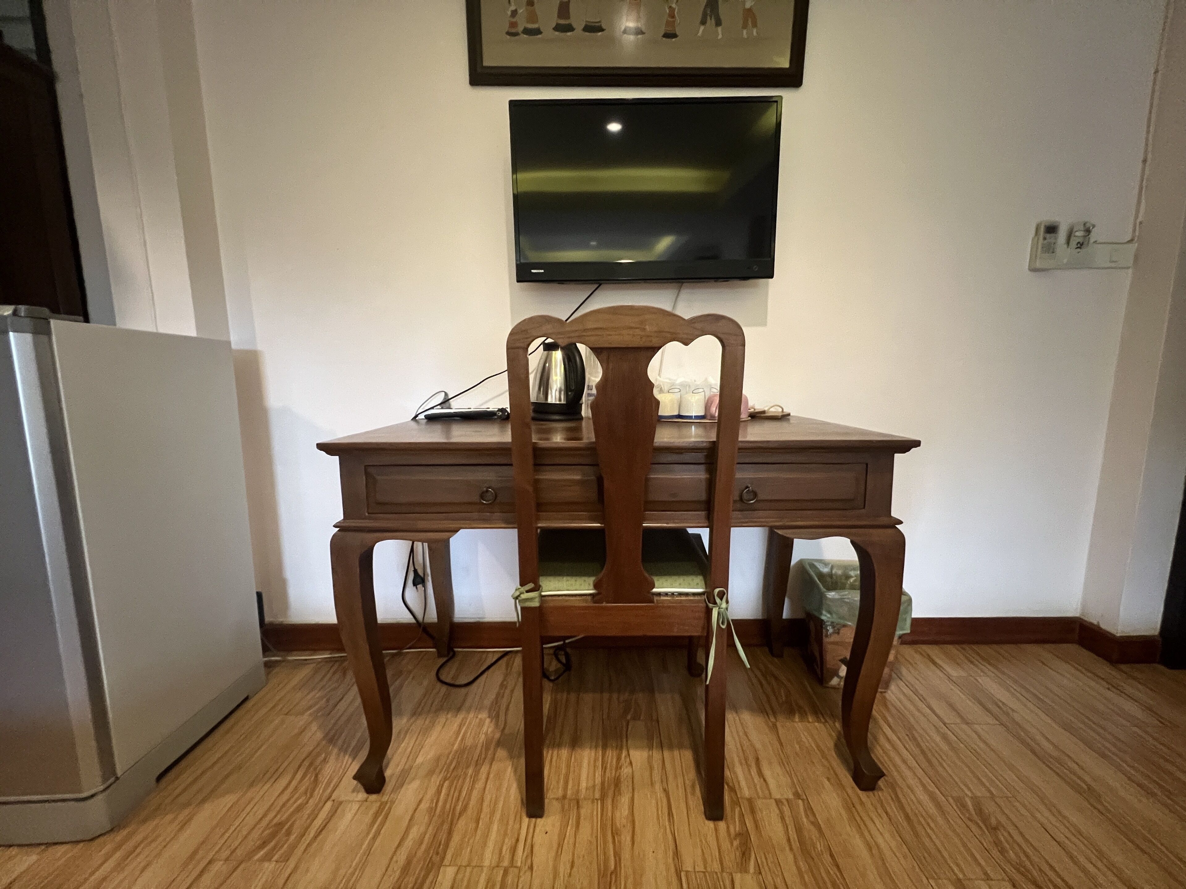 family suite | living area | 28-inch tv with cable channels