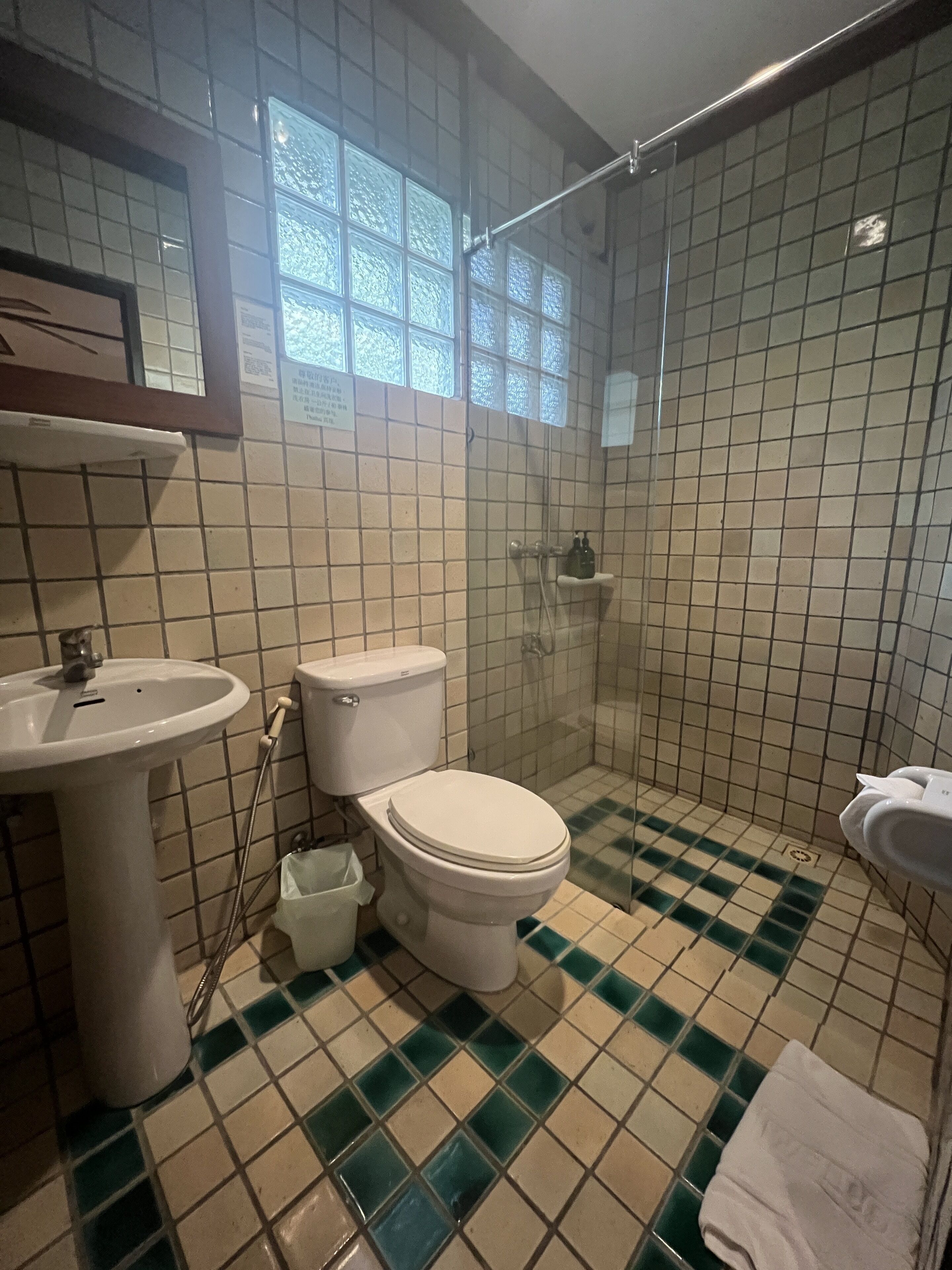 family double room, balcony | bathroom | shower, free toiletries, hair dryer, towels