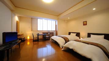 Kamar Twin, kamar mandi umum | Brankas dan Wi-Fi gratis