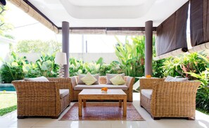 Villa, 1 Bedroom, Private Pool | Living room | LCD TV