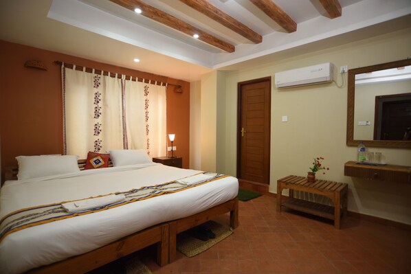 Uitzicht vanuit de kamer