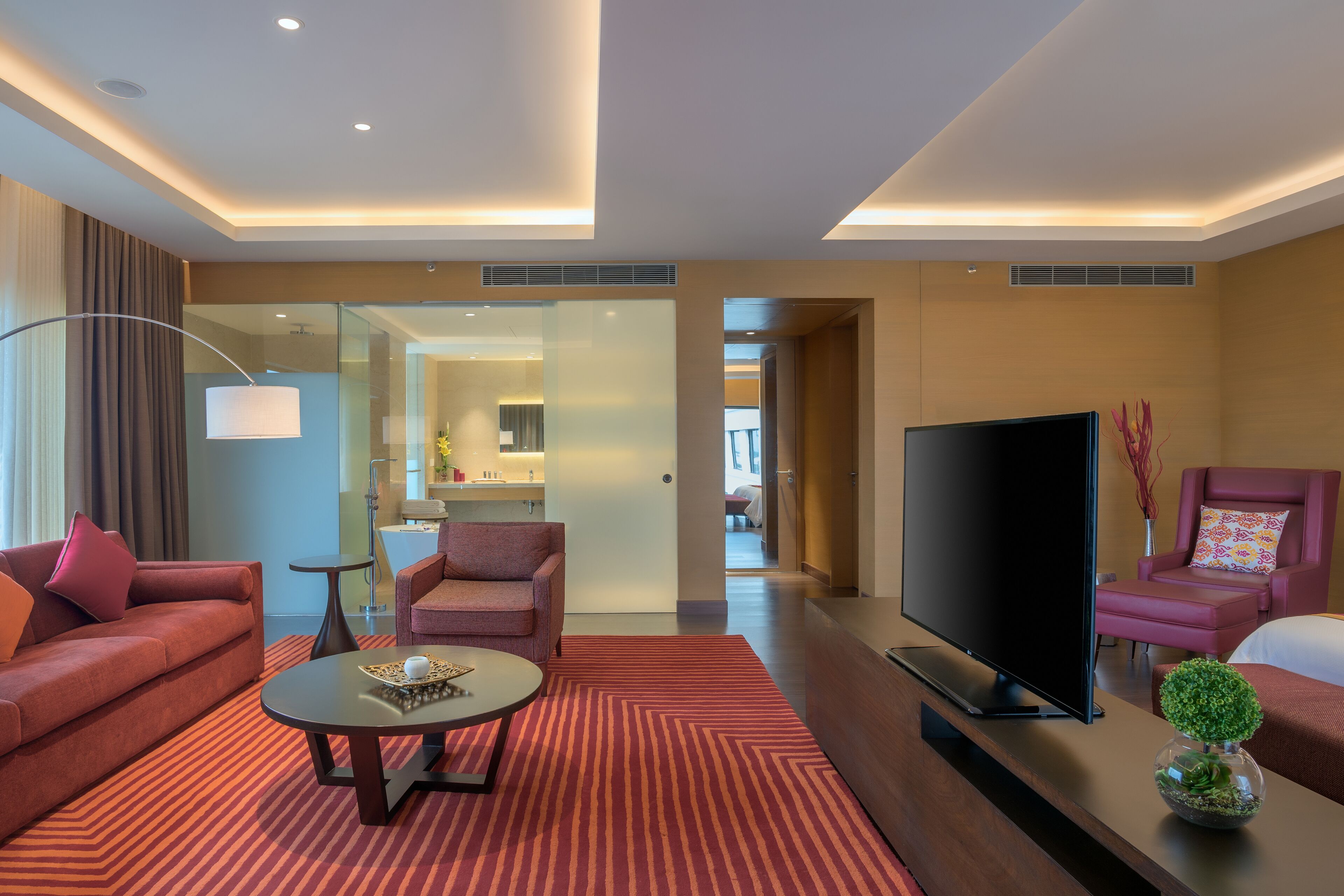 presidential suite | living area | led tv