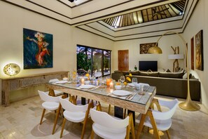 Villa, 3 Bedrooms, Private Pool | Living area | LCD TV - Villa Tosca (Kerobokan)