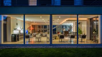 Front of property - evening/night