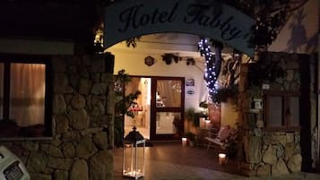 Front of property – evening/night