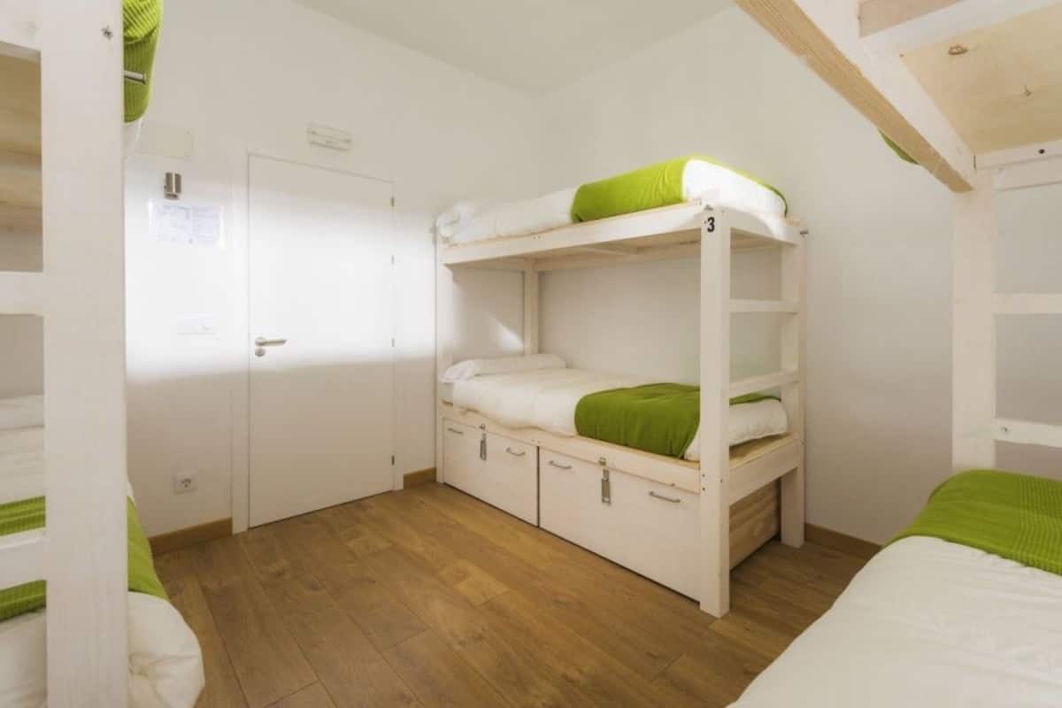 共用宿舍 (6 pax) | 房內夾萬、遮光窗簾/窗簾、免費 Wi-Fi、床單