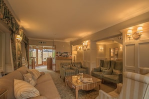 Sitteområde i lobbyen