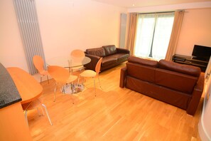 Apartment, 2 Bedrooms | Private kitchen | Full-sized fridge, microwave, oven, dishwasher