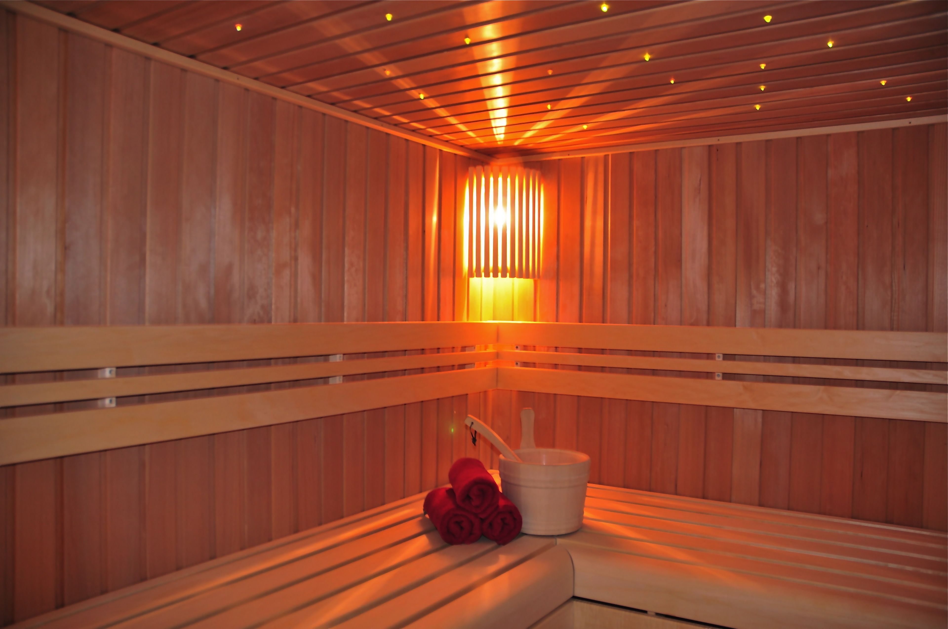 sauna, steam room