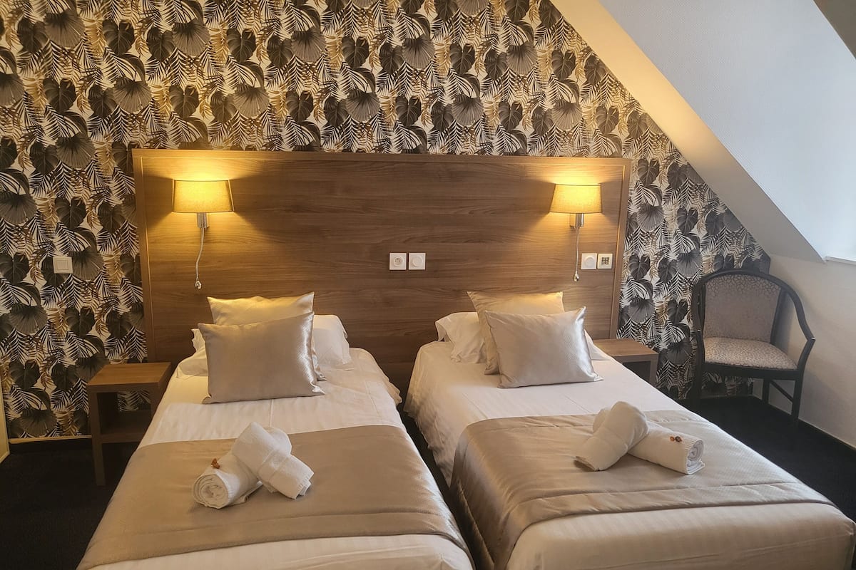 Zweibettzimmer | Bettwäsche aus ägyptischer Baumwolle, hochwertige Bettwaren