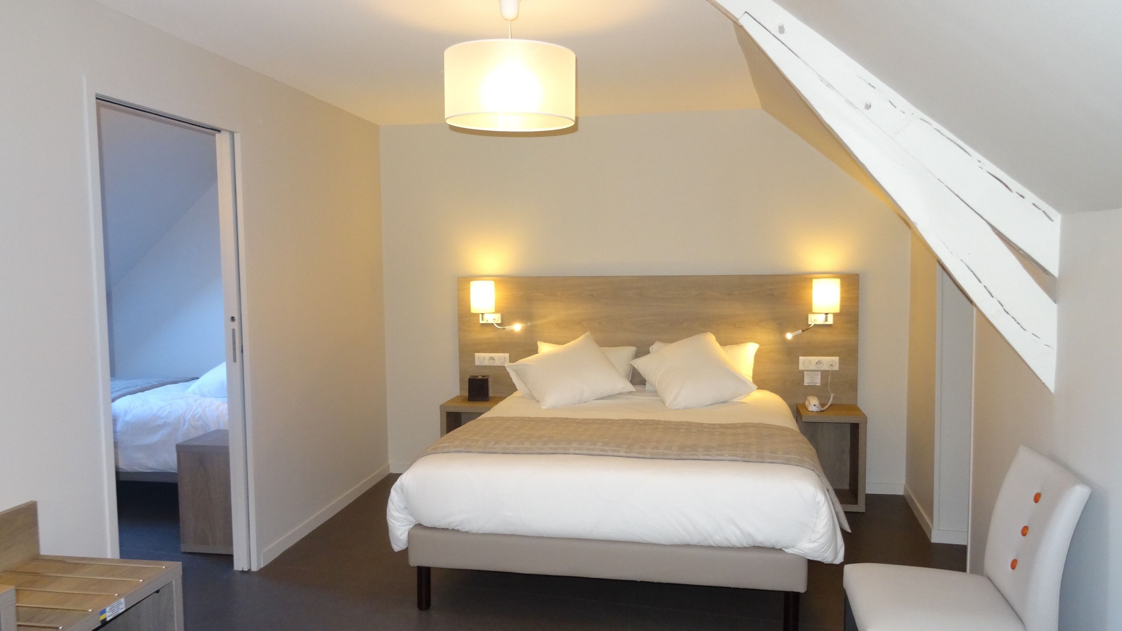 family room | premium bedding, desk, iron/ironing board, free wifi
