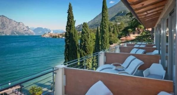 Blick von der Unterkunft