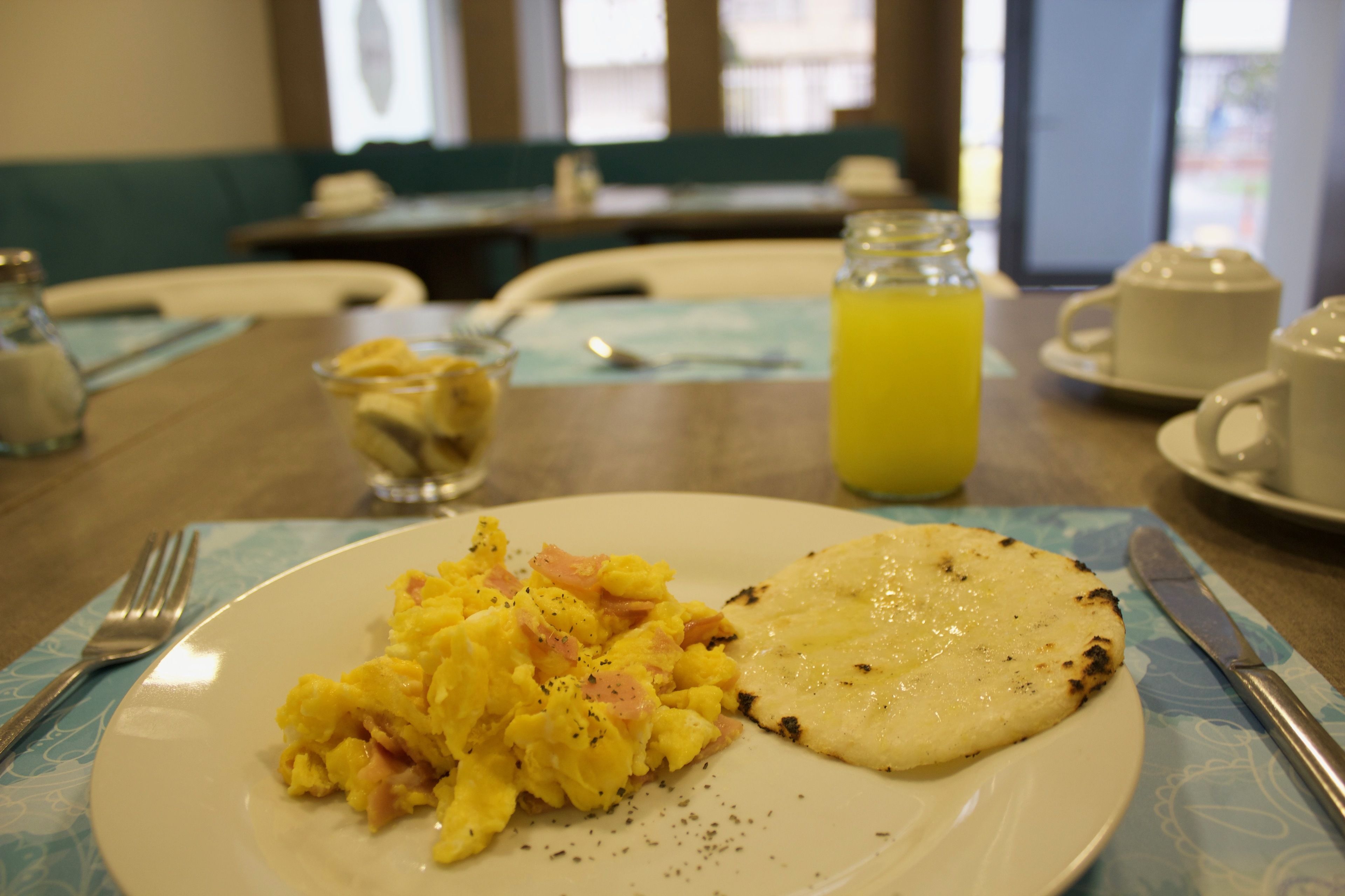 daily continental breakfast (cop 16000 per person)