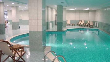 Indoor pool, outdoor pool