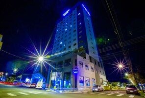 Front of property – evening/night