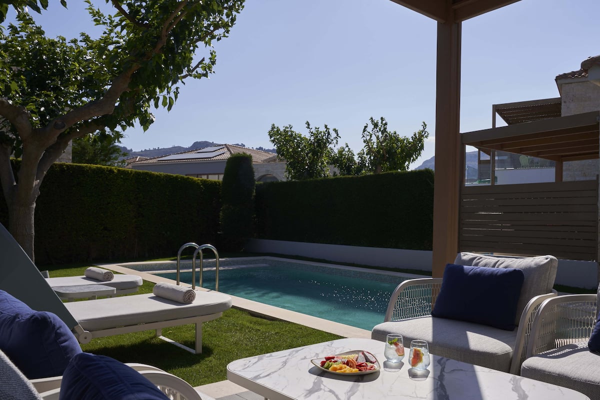 Private Villa with Private Pool, Garden View | View from room