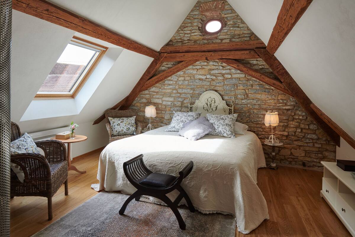 Tweepersoonskamer, en-suite badkamer (Récamier)
