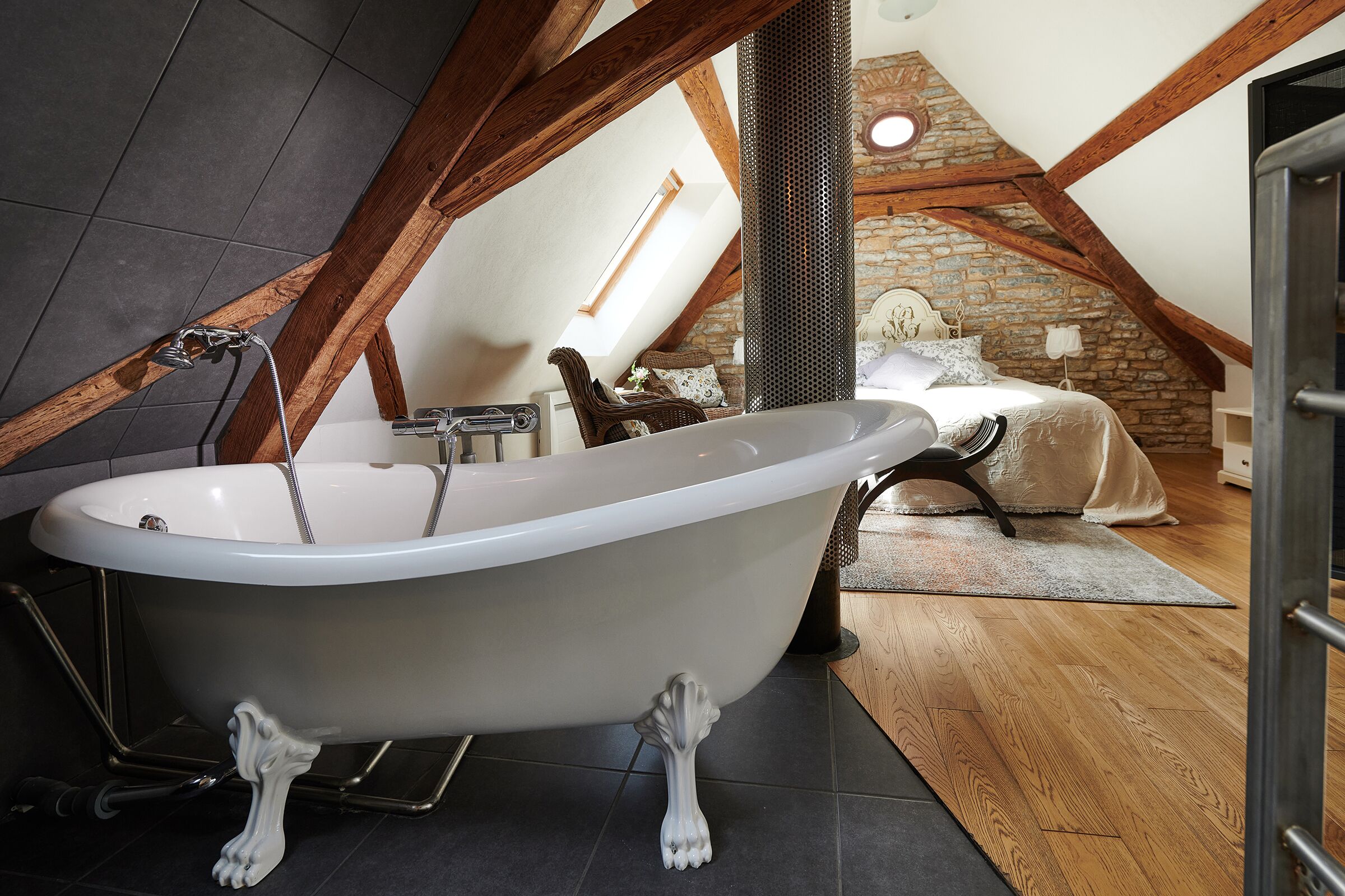 Double Room, Ensuite (Récamier) | Bathroom