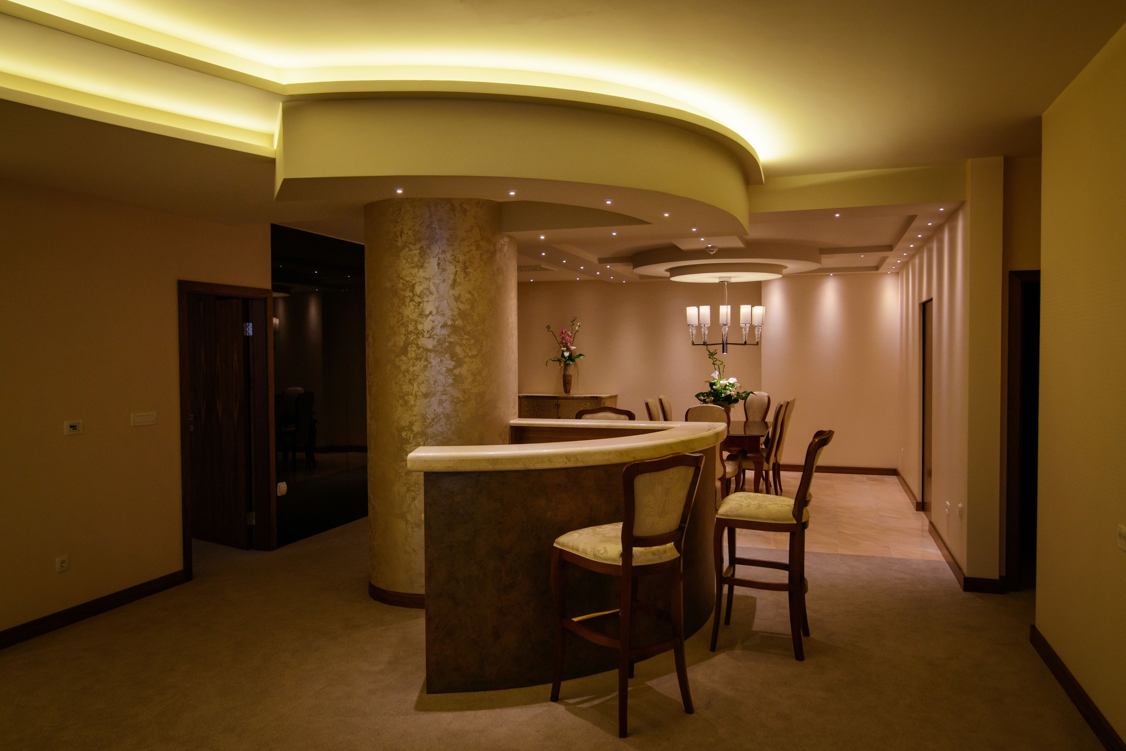 presidential suite | living area | led tv