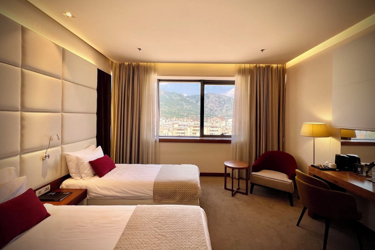 Superior Twin kamer | Luxe beddengoed, een minibar, een kluis op de kamer