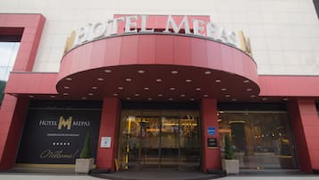 Majoituspaikan sisäänkäynti