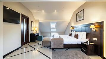 Suite, 1 chambre | Literie de qualité, minibar, coffre-fort, bureau